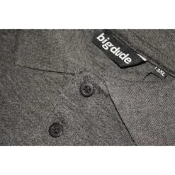 Bigdude Embroidered Polo Shirt Charcoal -Casual Suit For Men Sales Store img 4091 2