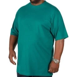 New Arrival 12 Bigdude Plain Crew Neck T-Shirt Green