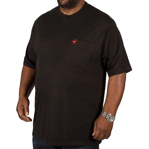 Bigdude Signature Pocket T-Shirt Black/Red 4 Bigdude Signature Pocket T-Shirt Black/Red - Image 4