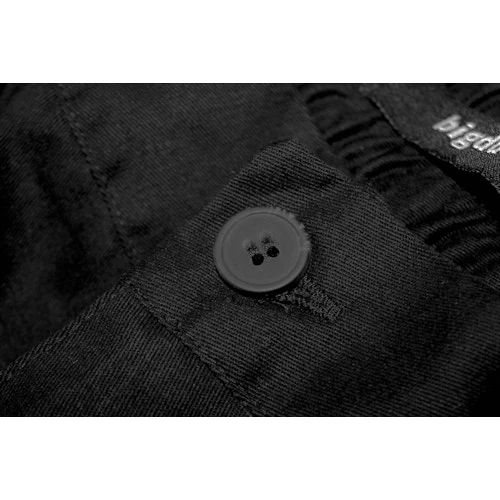 Bigdude Elasticated Waist Cargo Shorts Black 5 Bigdude Elasticated Waist Cargo Shorts Black - Image 5