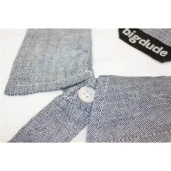 Bigdude Contrast Jersey Polo Shirt White -Casual Suit For Men Sales Store img 5739 1