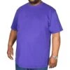 Bigdude Plain Crew Neck T-Shirt Violet
