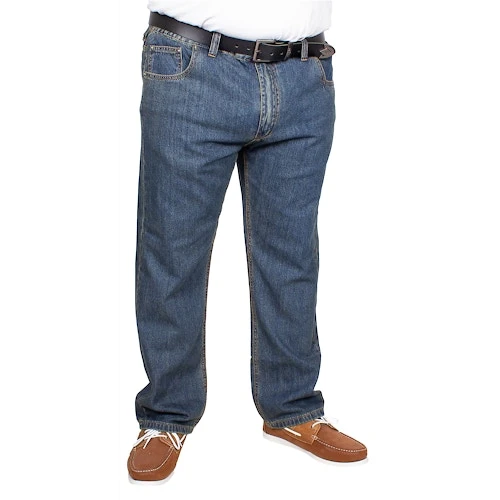 Bigdude Elasticated Waist Jeans Tint Wash 1 Bigdude Elasticated Waist Jeans Tint Wash