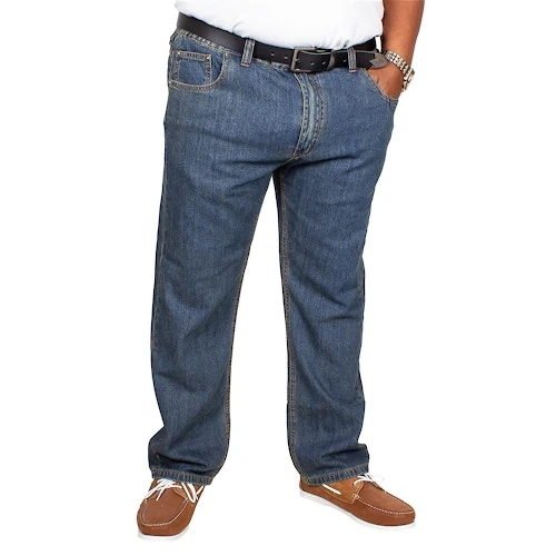 Bigdude Elasticated Waist Jeans Tint Wash 4 Bigdude Elasticated Waist Jeans Tint Wash - Image 4