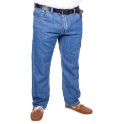 Bigdude Elasticated Waist Jeans Mid Wash 13 Bigdude Elasticated Waist Jeans Mid Wash -Casual Suit For Men Sales Store img 7028 clipped rev 1 1