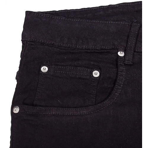 Bigdude Stretch Denim Shorts Black 5 Bigdude Stretch Denim Shorts Black - Image 5