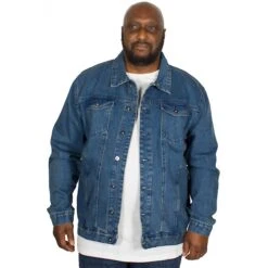 Bigdude Classic Denim Jacket Mid Wash 14 Bigdude Classic Denim Jacket Mid Wash -Casual Suit For Men Sales Store img 7619 clipped rev 1