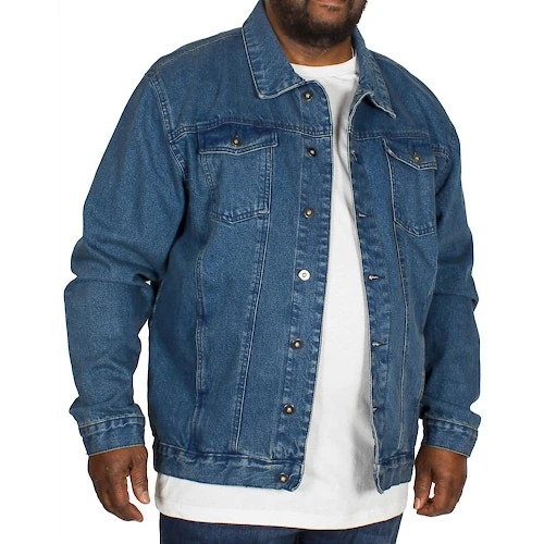 Bigdude Classic Denim Jacket Mid Wash 1 Bigdude Classic Denim Jacket Mid Wash