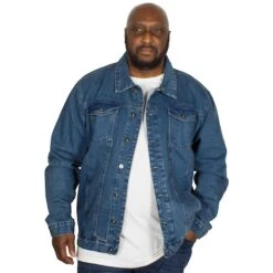 Bigdude Classic Denim Jacket Mid Wash 15 Bigdude Classic Denim Jacket Mid Wash -Casual Suit For Men Sales Store img 7622 clipped rev 1