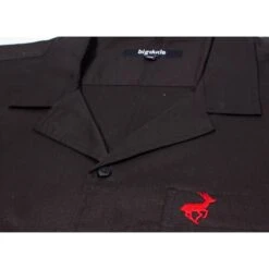 Bigdude Relaxed Collar Short Sleeve Shirt Black -Casual Suit For Men Sales Store img 7679 2