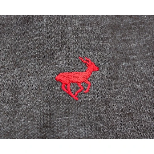 Bigdude Funnel Neck Full Zip Sweatshirt Charcoal 5 Bigdude Funnel Neck Full Zip Sweatshirt Charcoal - Image 5