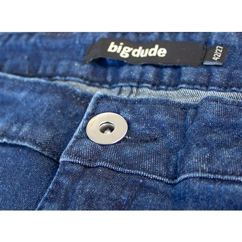 Bigdude Whispering Stretch Jeans Mid Wash 5 Bigdude Whispering Stretch Jeans Mid Wash - Image 5