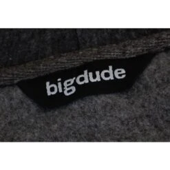 Bigdude Brushed Fleece Cardigan Charcoal -Casual Suit For Men Sales Store img 9855