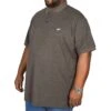 Bigdude Embroidered Polo Shirt Charcoal