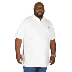 Bigdude Embroidered Polo Shirt White -Casual Suit For Men Sales Store img 9984 clipped rev 1