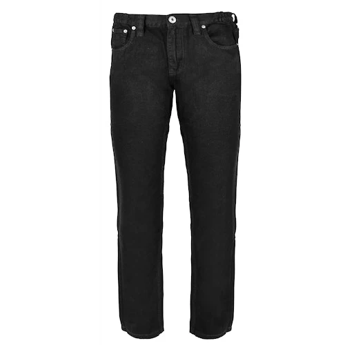 Bigdude Elasticated Waist Jeans Black 2 Bigdude Elasticated Waist Jeans Black - Image 2