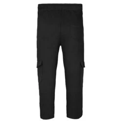 Bigdude Straight Leg Cargo Joggers Black -Casual Suit For Men Sales Store jogger with pockets black back