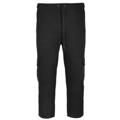 Bigdude Straight Leg Cargo Joggers Black -Casual Suit For Men Sales Store jogger with pockets black front