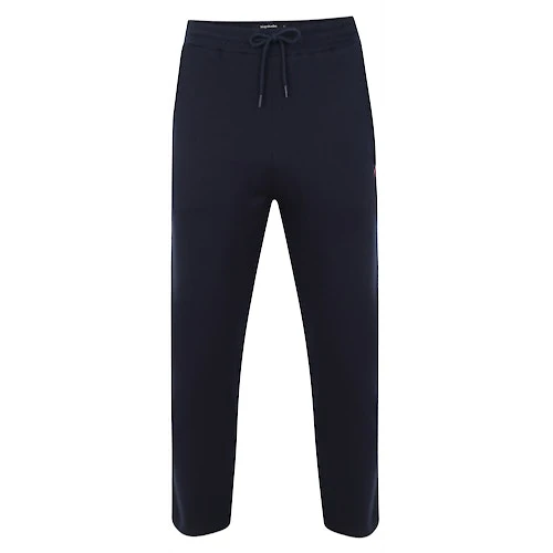 Bigdude Open Hem Loop Back Joggers Navy 2 Bigdude Open Hem Loop Back Joggers Navy - Image 2