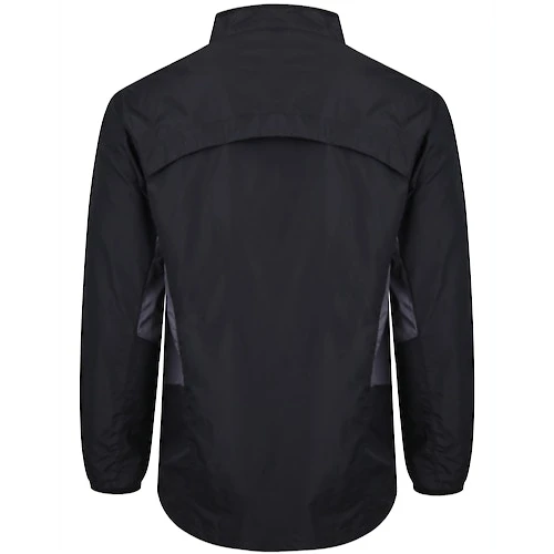 Bigdude Lightweight Contrast Panel Showerproof Jacket Black 2 Bigdude Lightweight Contrast Panel Showerproof Jacket Black - Image 2