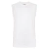 Bigdude Plain Sleeveless T-Shirt White