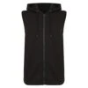 Bigdude Loop Back Sleeveless Hoody Black