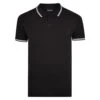 Bigdude Tipped Polo Shirt Black