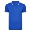 Bigdude Tipped Polo Shirt Royal Blue